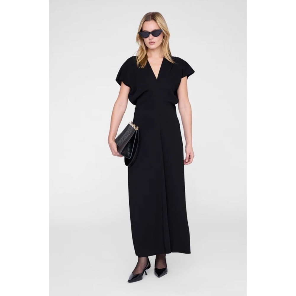 ANINE BING ZADIG BLACK MAXI DRESS MSRP $550 NWT SIZE S